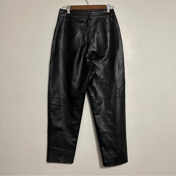 Wilfred The Melina Vegan Leather High Rise Straight Leg Pants size 6 - Picture 6 of 8